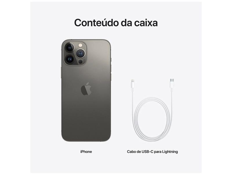 Apple iPhone 13 Pro Max 128GB Grafite Tela 6,7” 12MP iO - iPhone